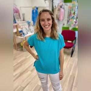 7th Ray T5160 Corded Dolman Top